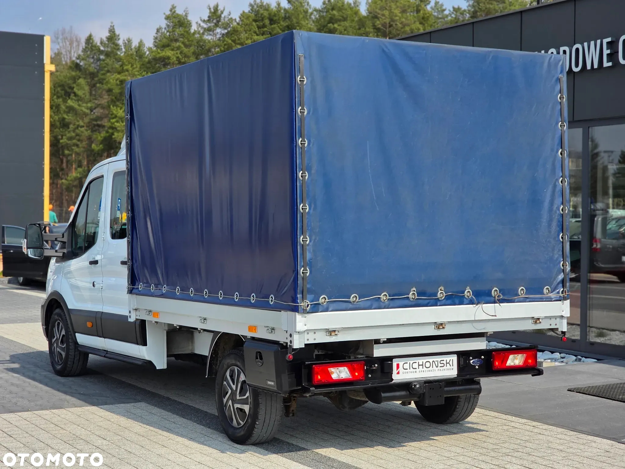Ford Transit DOKA Dubel Kabina 350 2.0 EcoBlue 7 Osobowy BEZWYPADKOWY  z Polskiego Salonu SERWISOWANY Bardzo ładny Egzemplarz , Pełna Faktura Vat 23% - 6