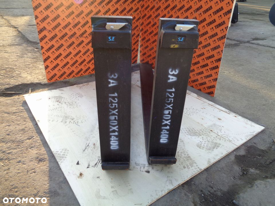 Widły JCB 3A 5000 KG JCB 125x50x1400 Wózek widłowy Widła JCB Ładowarka - 4