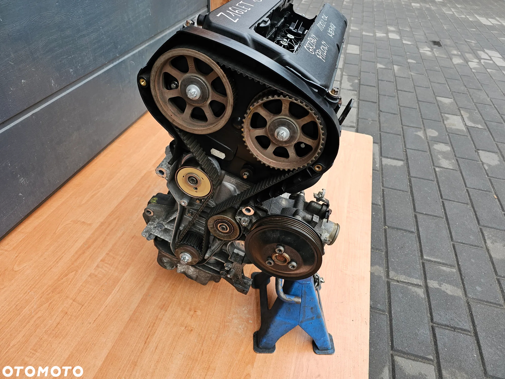 SILNIK SŁUPEK OPEL ASTRA H J INSIGNIA CORSA E 1.6 TURBO 180 KONI 158000KM Z16LET - 5