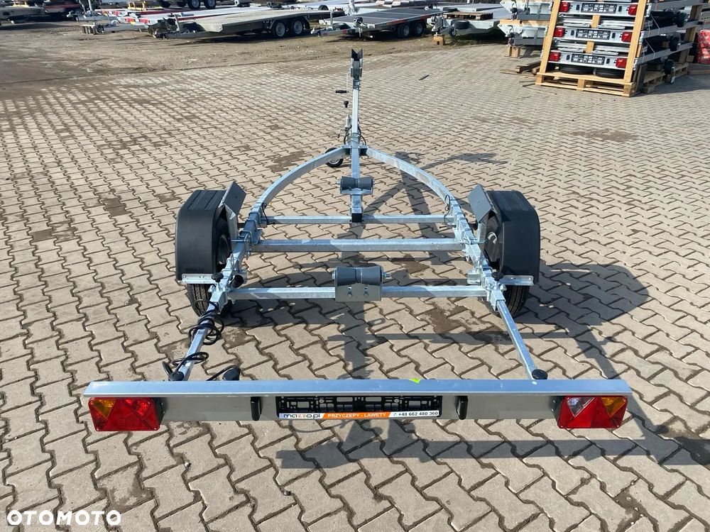 TEMARED Przyczepka podłodziowa DMC750kg łódź do 4,3m WODOODPORNE ŁOŻYSKA MOCNA - 7