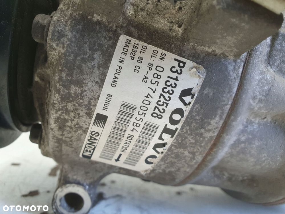 SPRĘŻARKA KLIMATYZACJI Volvo S80 II V70 III 2.0 D4 _ Pompa P31332528 - 6