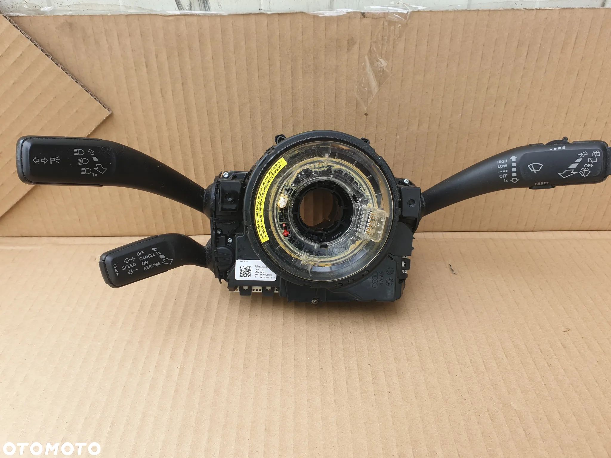 TAŚMA MANETKI PRZEŁĄCZNIK ZESPALONY 8K0953568F 8K0953502 BK AUDI Q5 A4 A5 A6 A7 - 1