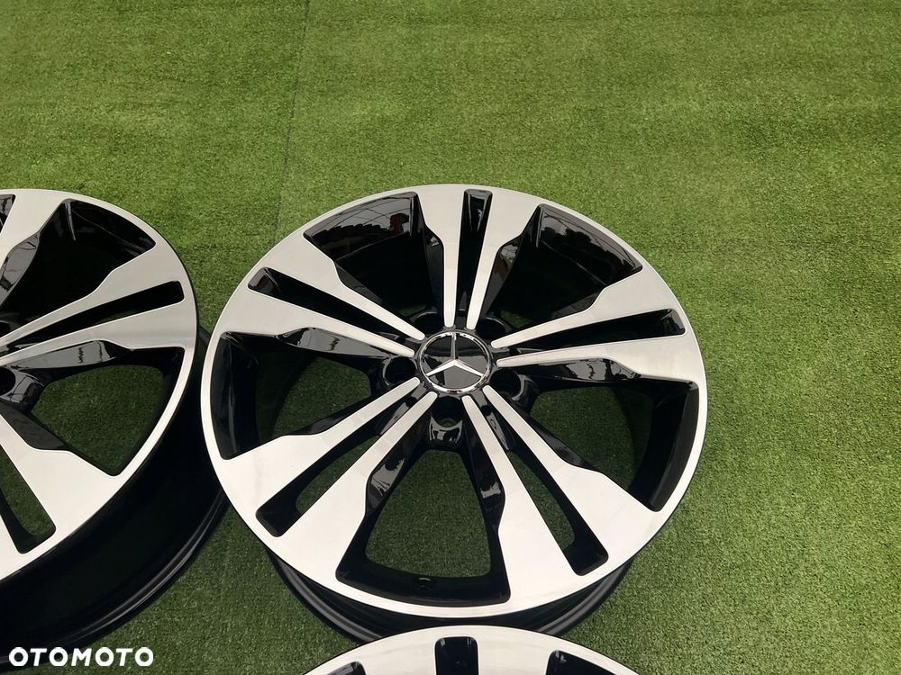 KOMPLET FELG FELGI ALU MERCEDES A B V KLASA VITO 18 ET52 ORYGINALNE - 7