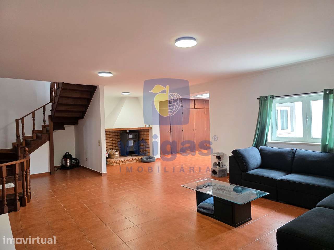 Moradia T5 com 343 m² de área bruta, sala de 40 m², mezzanine e terraç - Grande imagem: 4/48
