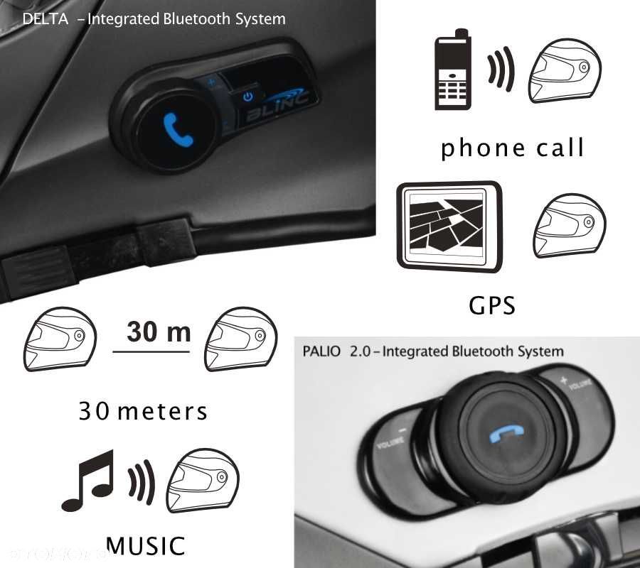 Kask Origine Otwarty Jet z BLUETOOTH Zintegrowany INTERCOM XL 61-62cm - 5