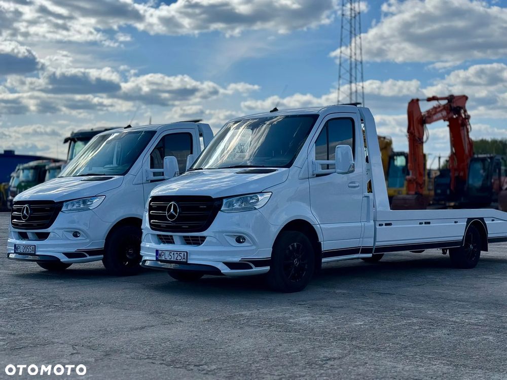 Mercedes-Benz Sprinter 317 Autolaweta najazd alu Hak 3500kg - 1