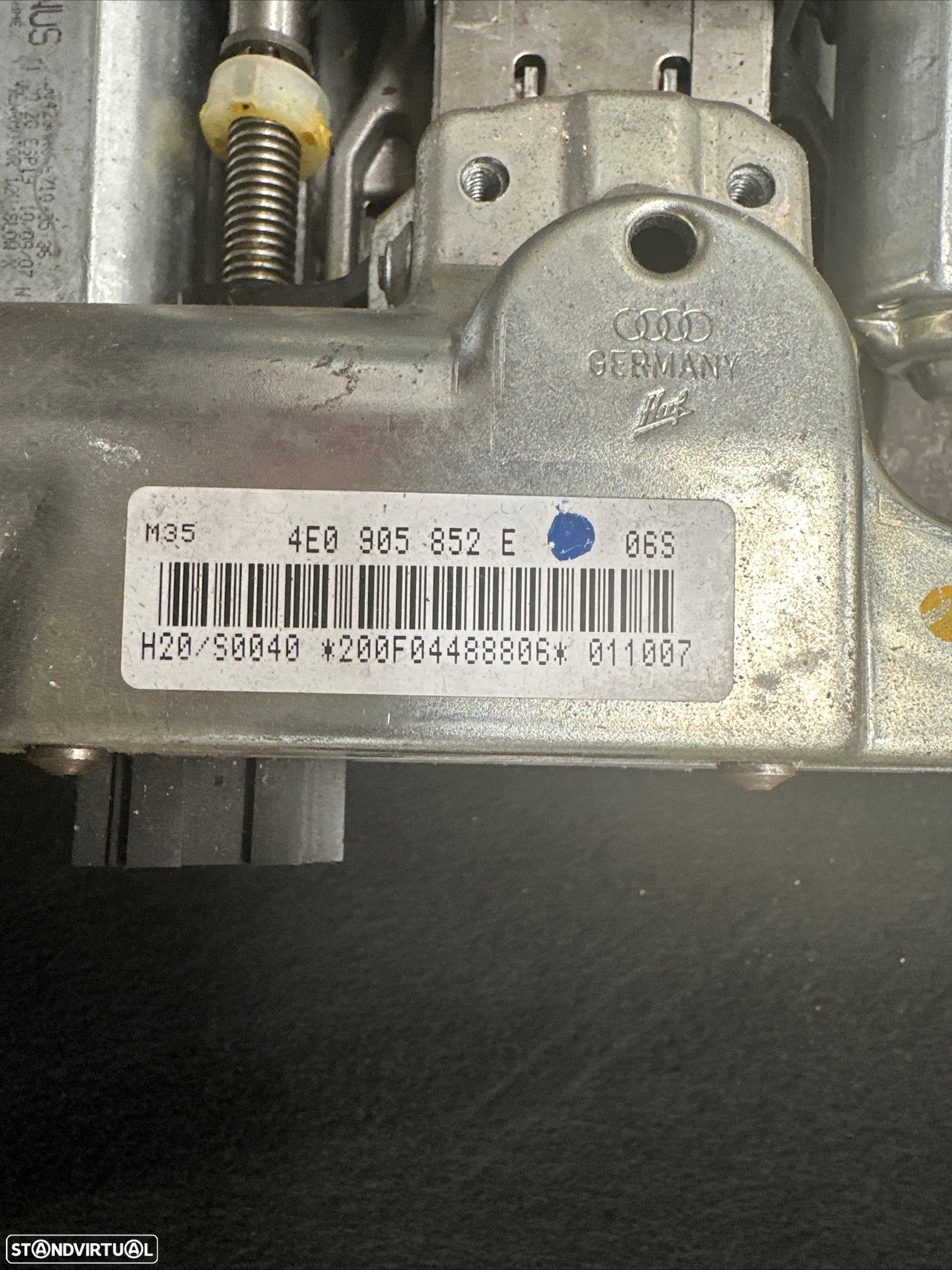 Original Audi A8 D3 4E0 2003+  Elétrico  coluna de direção coluna de volante (x2 em stock) - 4