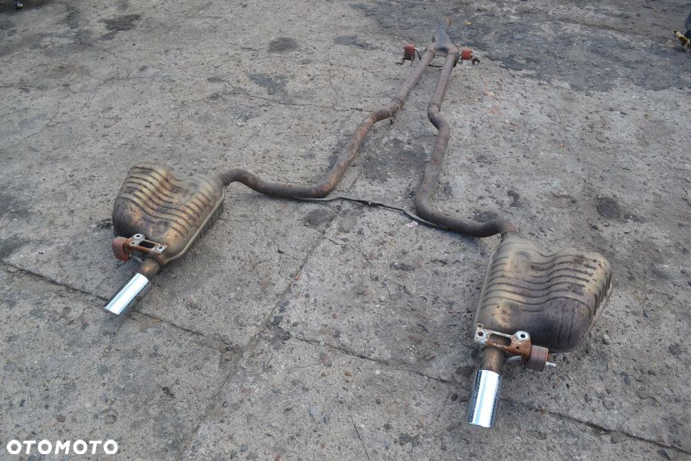 AUDI A6 C6 2,7 3,0 TDI QUATTRO WYDECH KOMPLETNY TŁUMIK KOŃCÓWKI CHROM POMORSKIE - 1