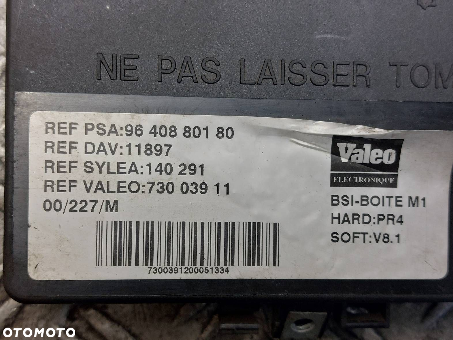 MODUŁ BSI CITROEN BERLINGO I 1.9 D 9640880180 - 2