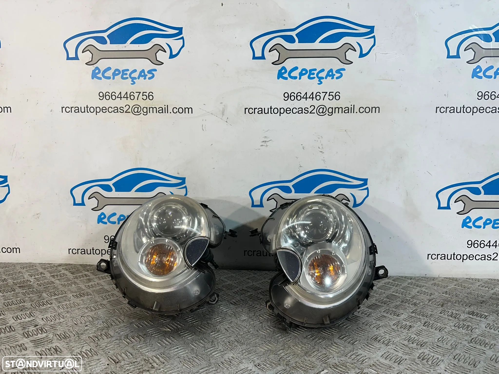.Farois Oticas Xenon Originais Mini Cooper One R55 Clubman R56 R57 Cabrio R58 Coupe R59 Roadster 0301225673 0301225674 - 1