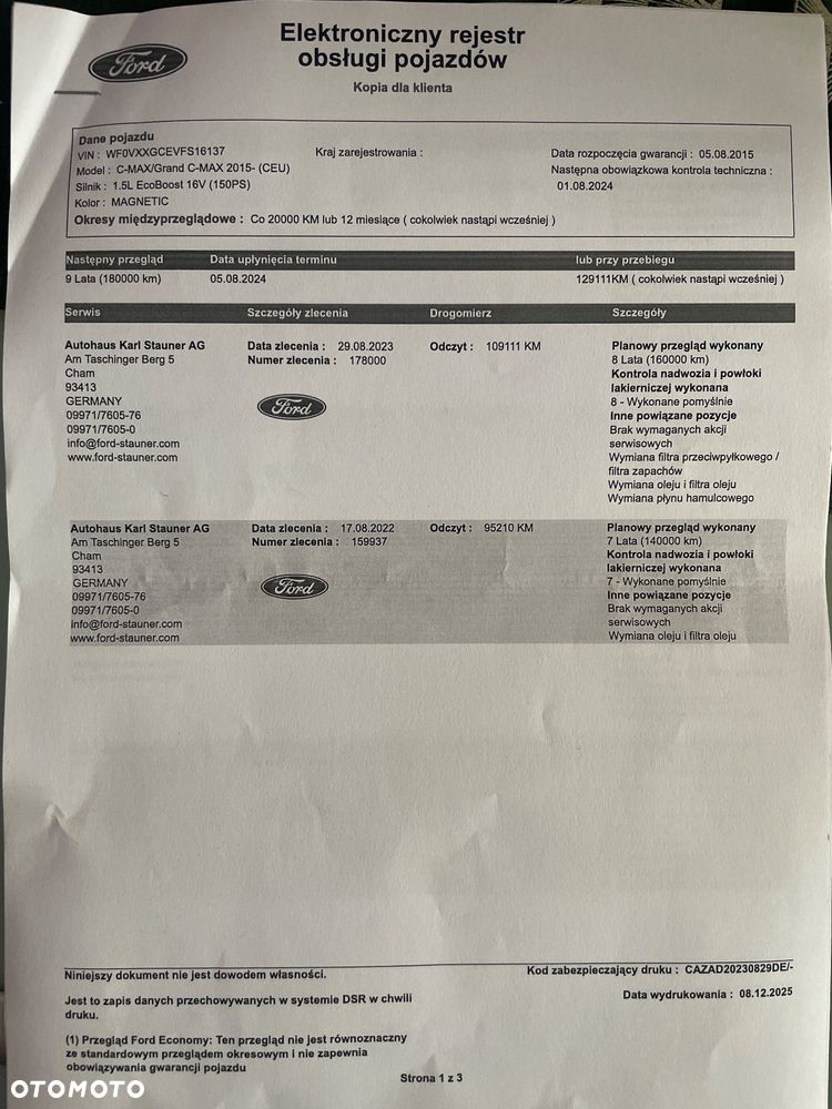 Ford C-MAX 1.5 EcoBoost Start-Stop-System Titanium - 41