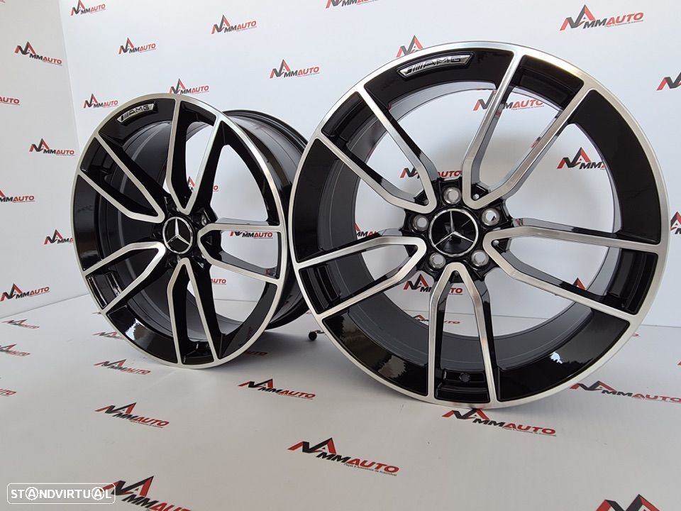 Jantes Mercedes E53 AMG Preto Polido 19 - 2