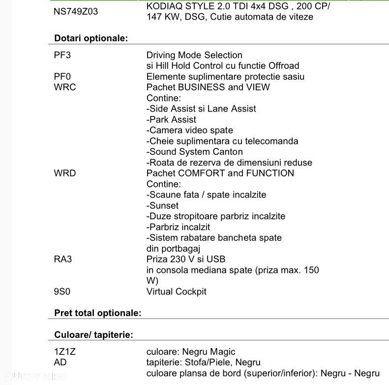 Skoda Kodiaq 2.0 TDI 4X4 DSG Style - 1