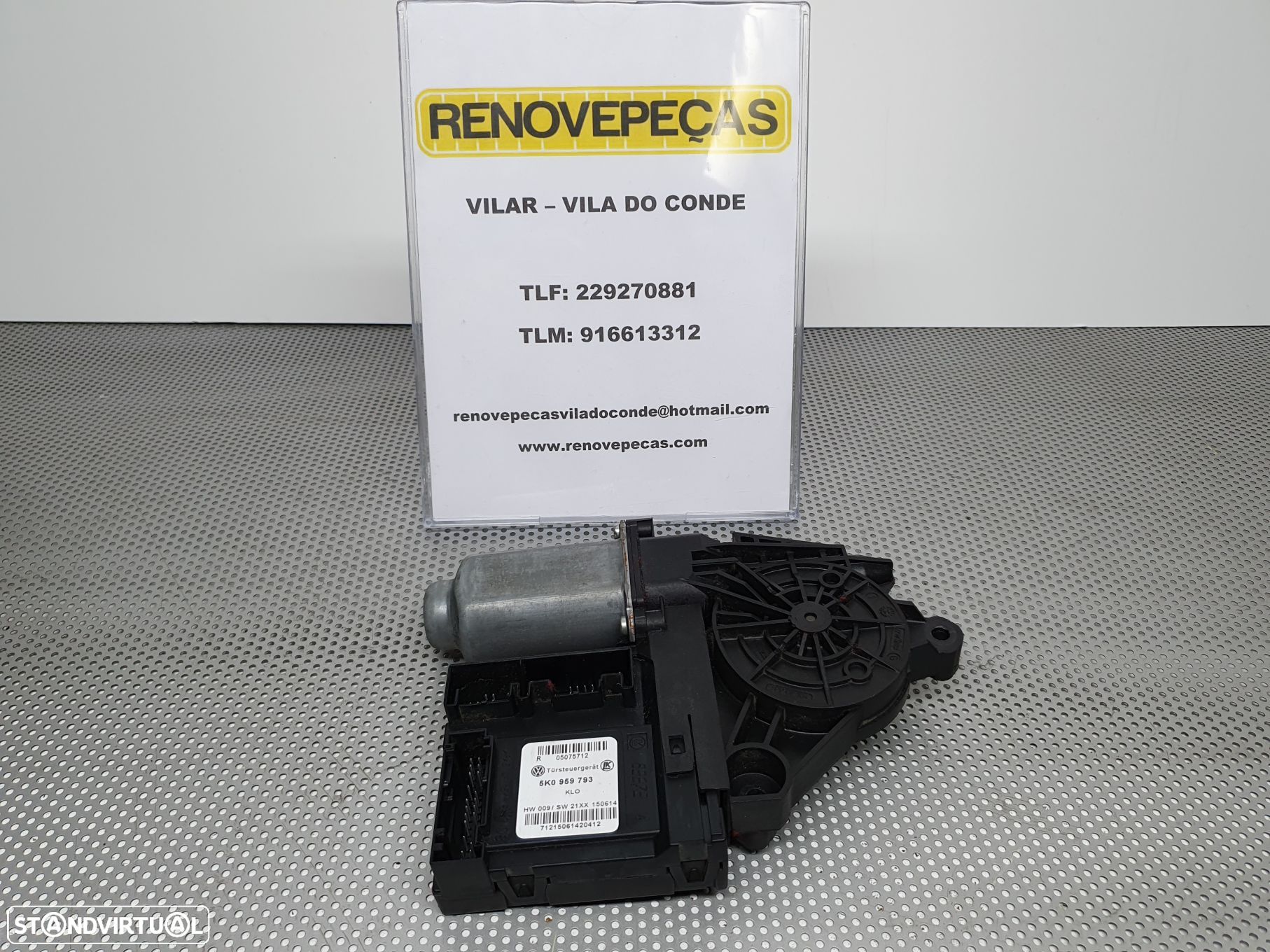 Motor Elevador Porta Frente Esq Volkswagen Caddy Iii Caixa (2Ka, 2Kh, - 1
