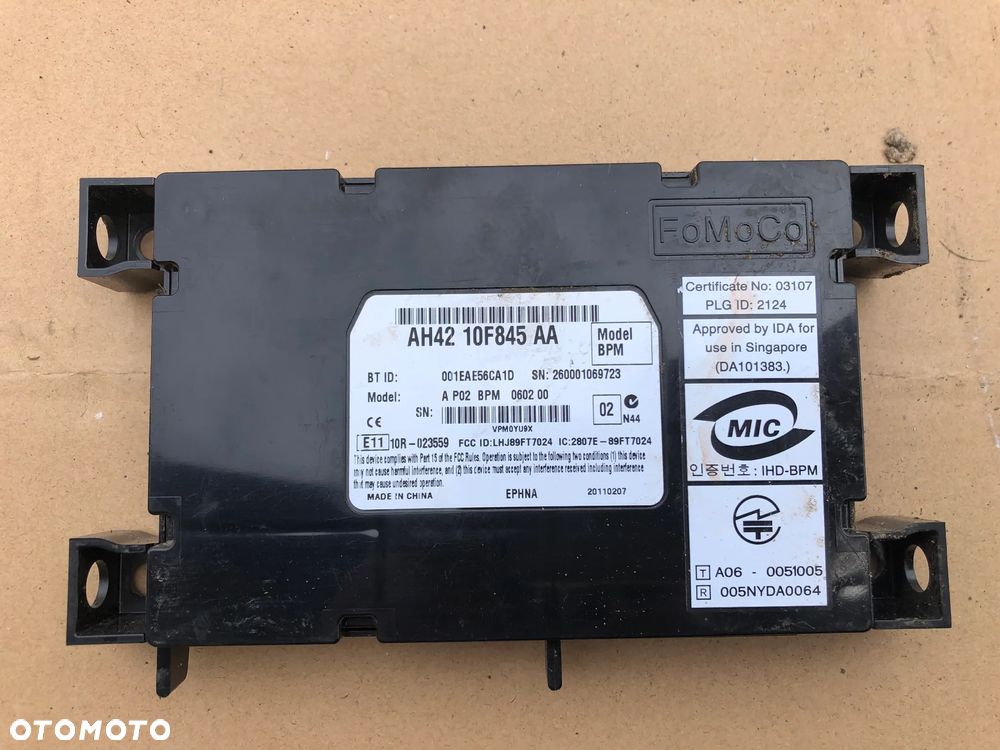 Moduł bluetooth AH42-10F845 Range Rover Sport L320 Facelift 2009-13 - 1