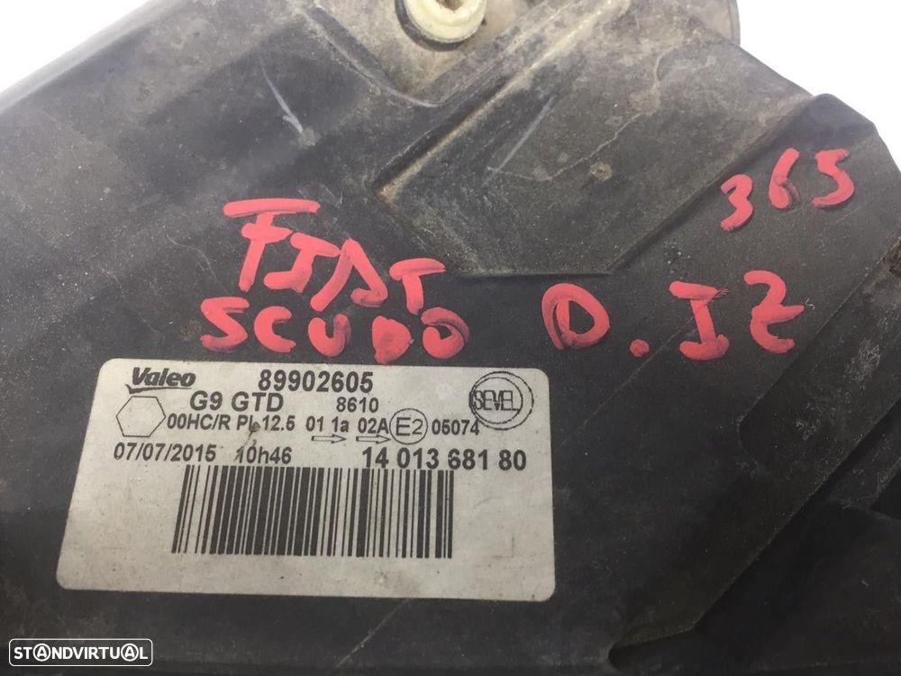 FAROL ESQUERDO FIAT SCUDO 2016 - 1