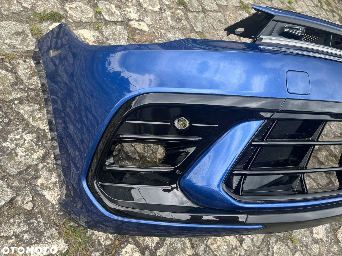 VW POLO ZDERZAK PRZEDNI 2022- PRZÓD PDC KRATKI 2G R-LINE SPOILER GRILL - 3