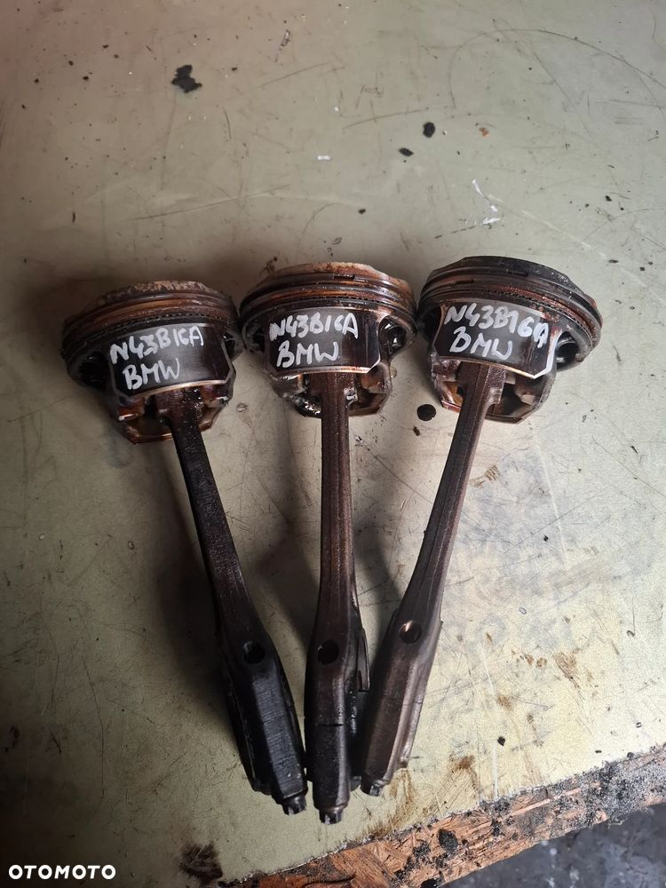 BMW E60 E61 E87 E90 E91 1,6 N43B16A tłok korbowód - 1