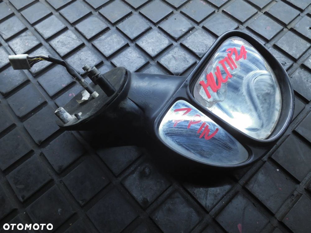 Lusterko prawe Fiat Multipla II 7pin CZARNE EUROPA - 2