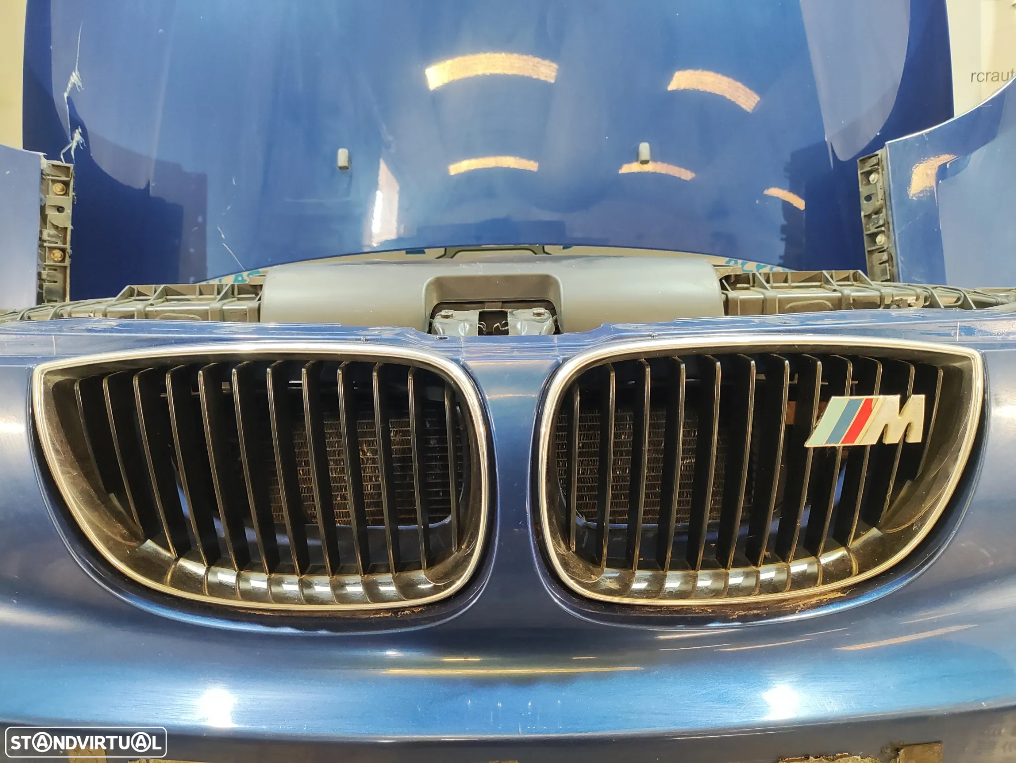 FRENTE COMPLETA BMW SERIE 1 E87 E81 PACK M PARACHOQUES SENSORES GUARDA-LAMAS OTICAS RADIADOR VENTILADOR FRENTE FIBRA REFORÇO - 10