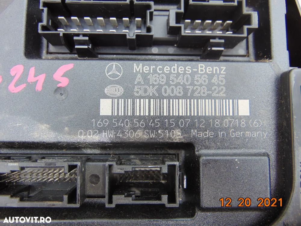 Modul Confort Mercedes A Class w169 2004-2012 calculator confort b class w245 - 2