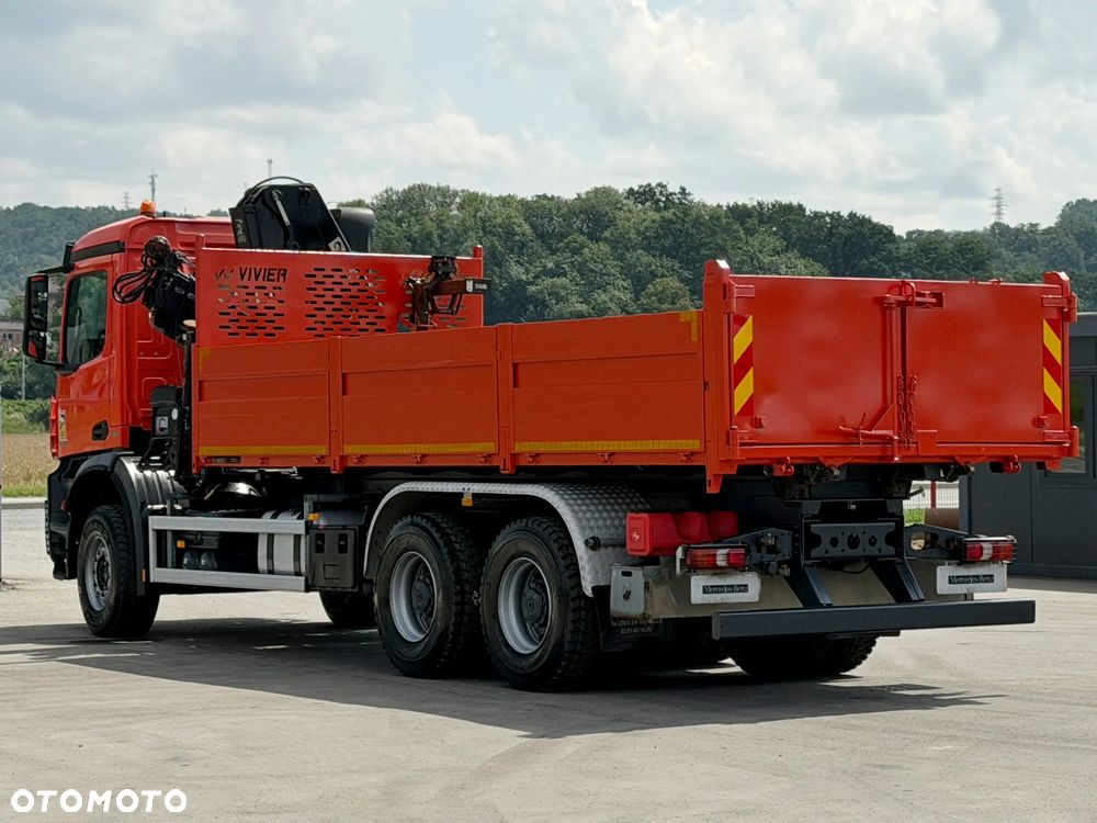 Mercedes-Benz AROCS 2640 * SKRZYNIA 6,50 m * HIAB 144 BS - 3 + PILOT / 6x4 - 6