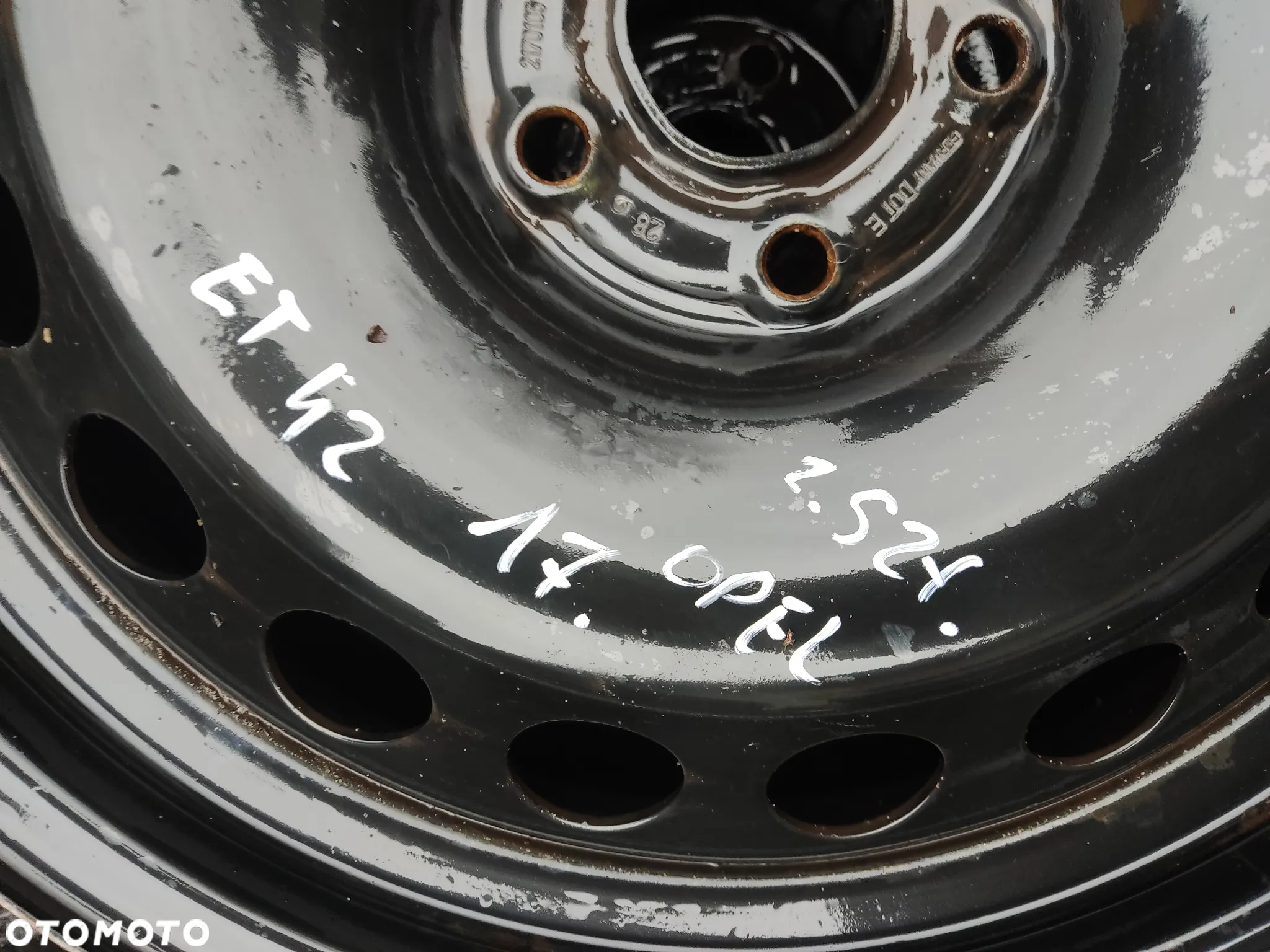 Felgi stalowe Opel Ampera-e Astra IV J Mokka 17 cali ET42 2170105 5x105 7Jx17H2 - 2