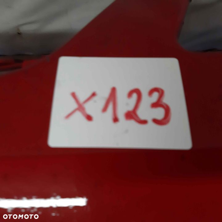+ ZDERZAK PRZÓD PRZEDNI DO FORD FIESTA MK6 VI LIFT FL K2 CZERWONY HALOGENY - 2