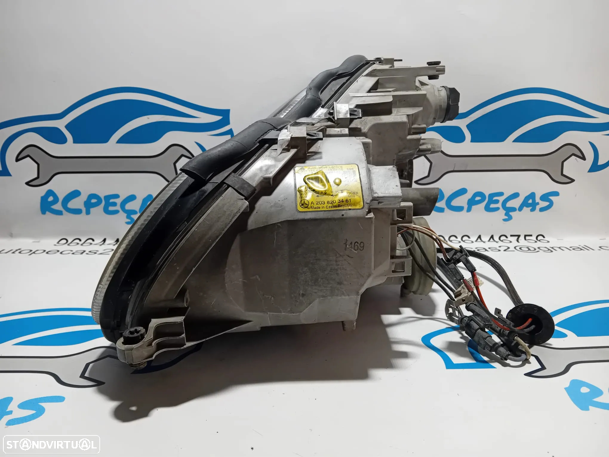 Óticas Ótica Farol Faróis Mercedes Class C W203 Fase II facelift - 8