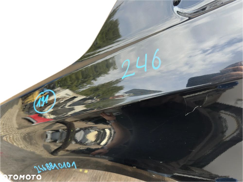 BLOTNIK PRZOD PRZEDNI LEWY 191 LAK MERCEDES B W246 ORYGINAL DEMONTAZ 2468810101 - 8
