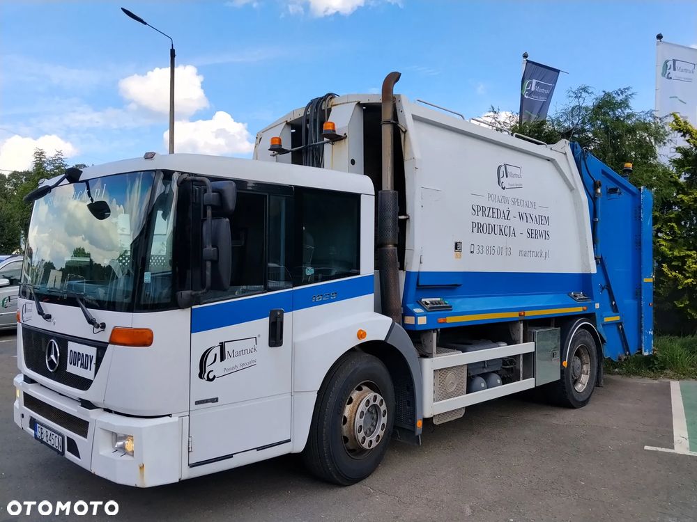 Mercedes-Benz Econic 1829 4x2 EURO IV , Śmieciarka dwukomorowa