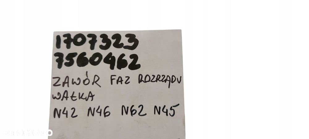 Bmw E87 E90 E60 E83 E84 Czujnik Elektrozawór Faz Rozrządu Wałka 7560462 - 7