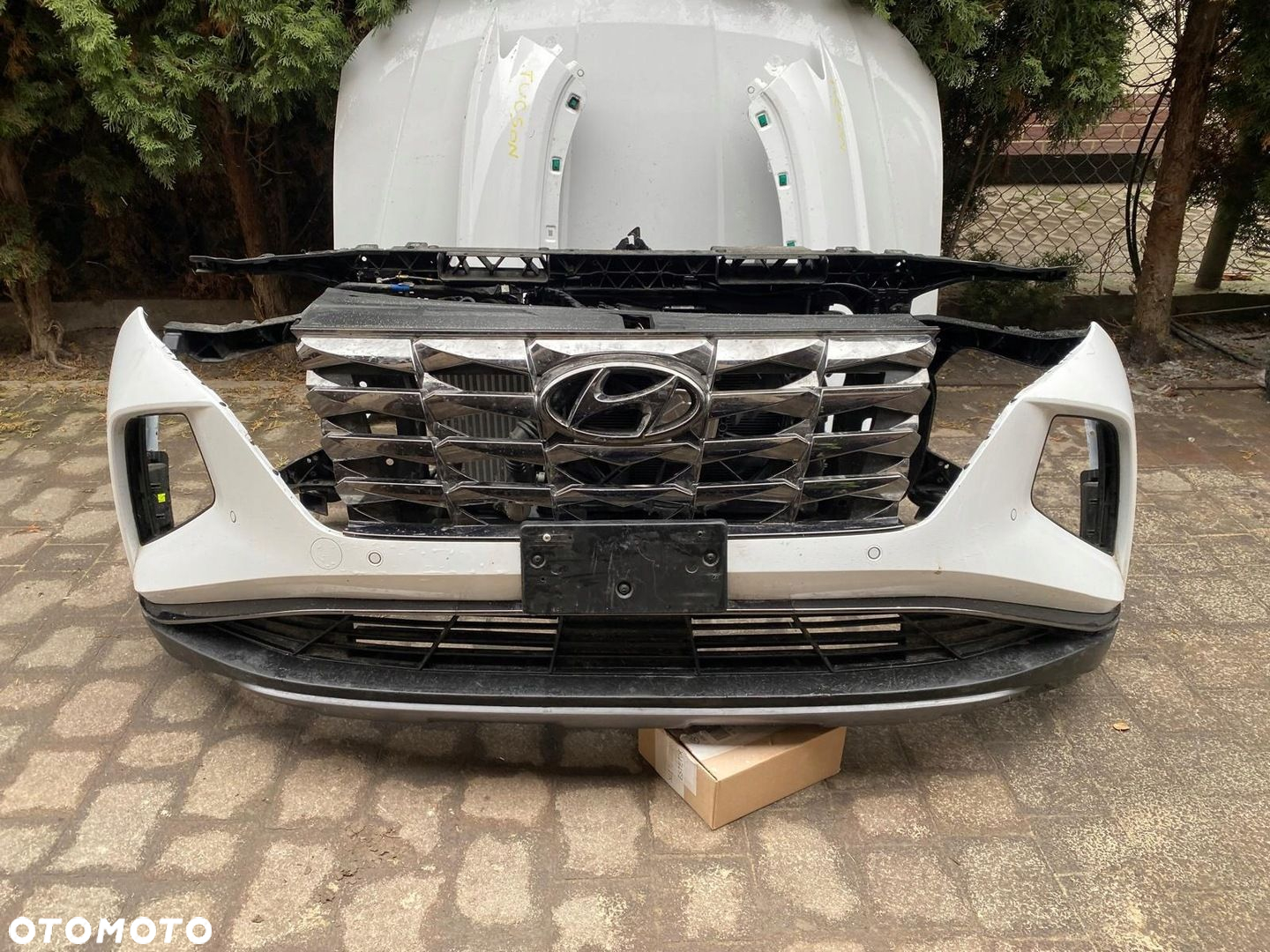 ZDERZAK MASKA LAMPA PAS KOMPLETNY PRZÓD HYUNDAI TUCSON IV 2020 ROK HYBRYDA - 2