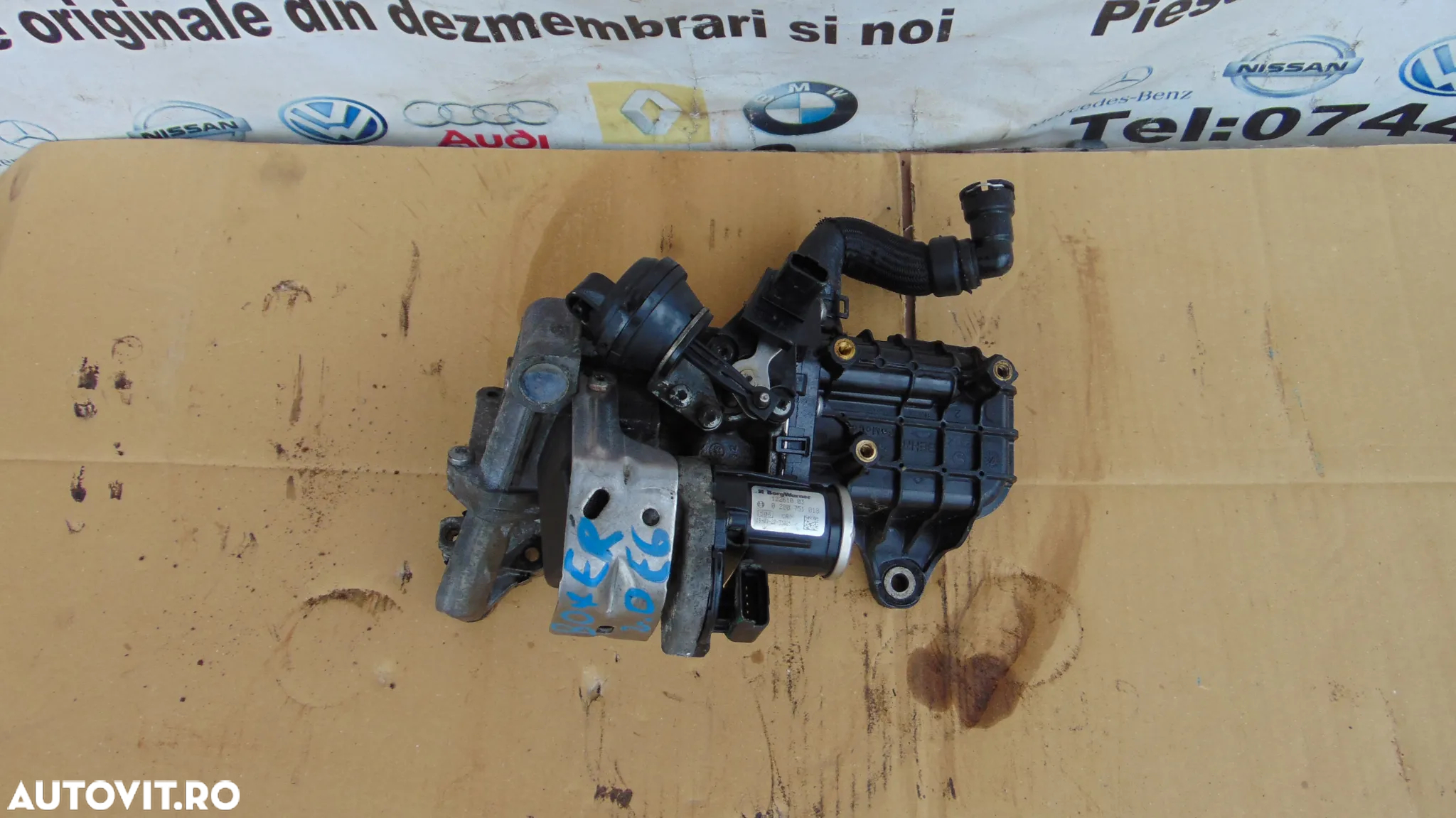 Racitor gaze cu egr Peugeot boxer 2.0 euro 6 Citroen jumper 2.0 euro 6 supapa egr cu racitor gaze - 2