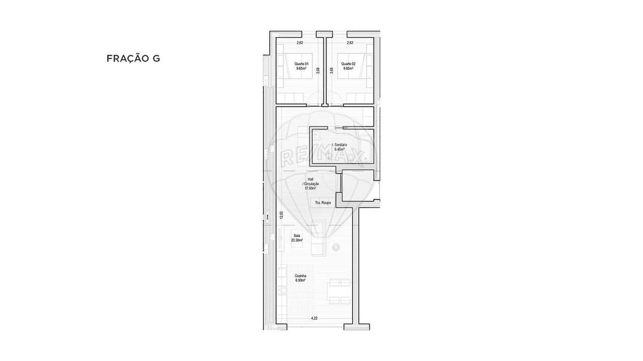 Apartamento T2 para venda - Grande imagem: 3/3