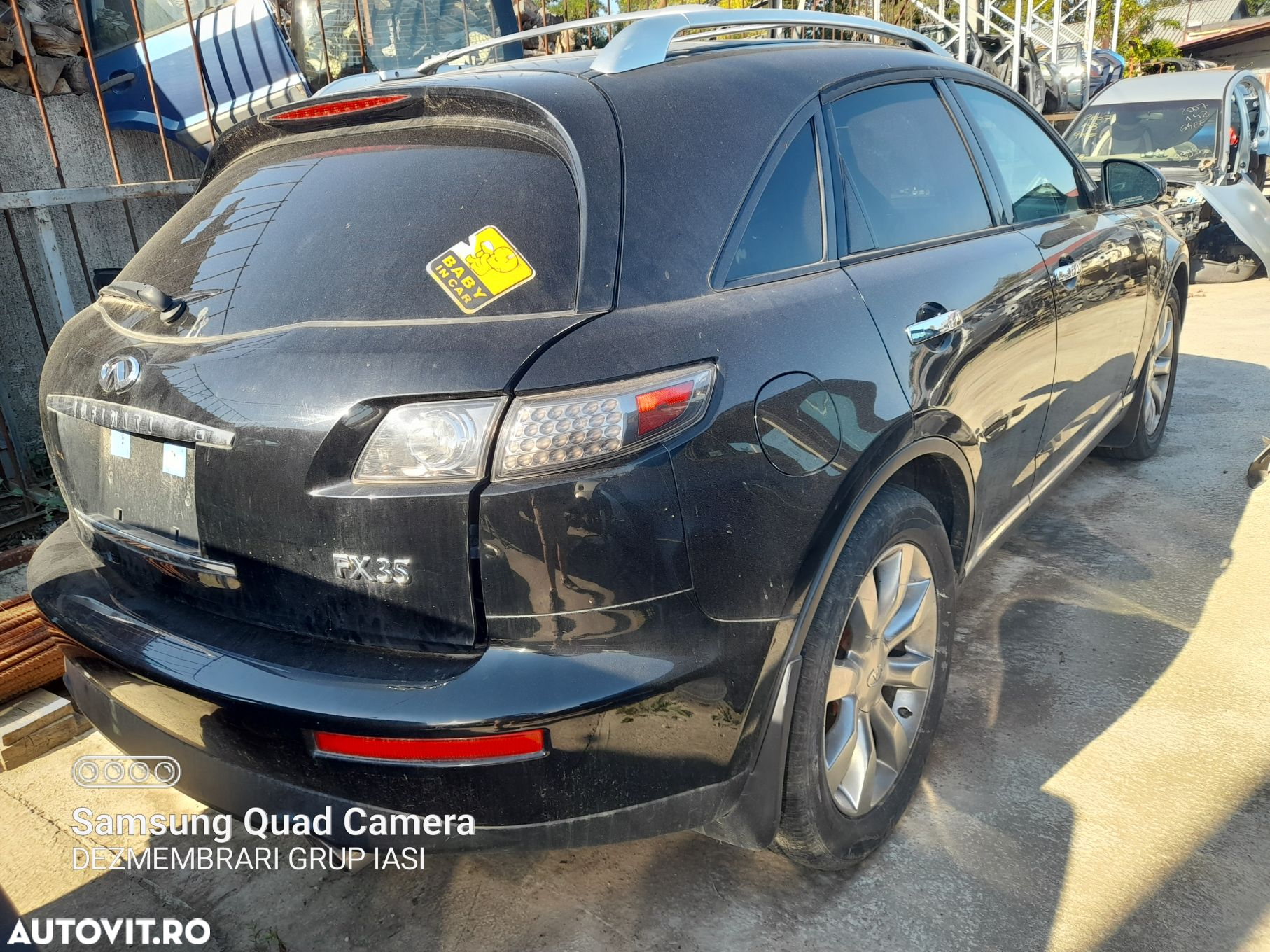 Aripa Spate Stanga Infiniti FX 35 2007 SUV Negru - 3