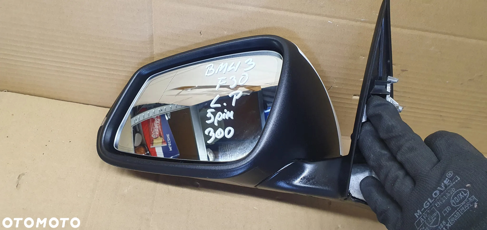 Lusterko zewnętrzne lewe 5 PIN BMW 3 F30 300 Europa - 9