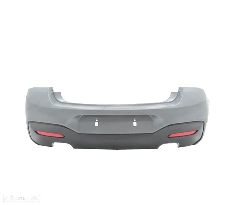 PARA-CHOQUES TRASEIRO BMW F20 F21 15-19 LCI LOOK M DUPLA SAÍDA - 2