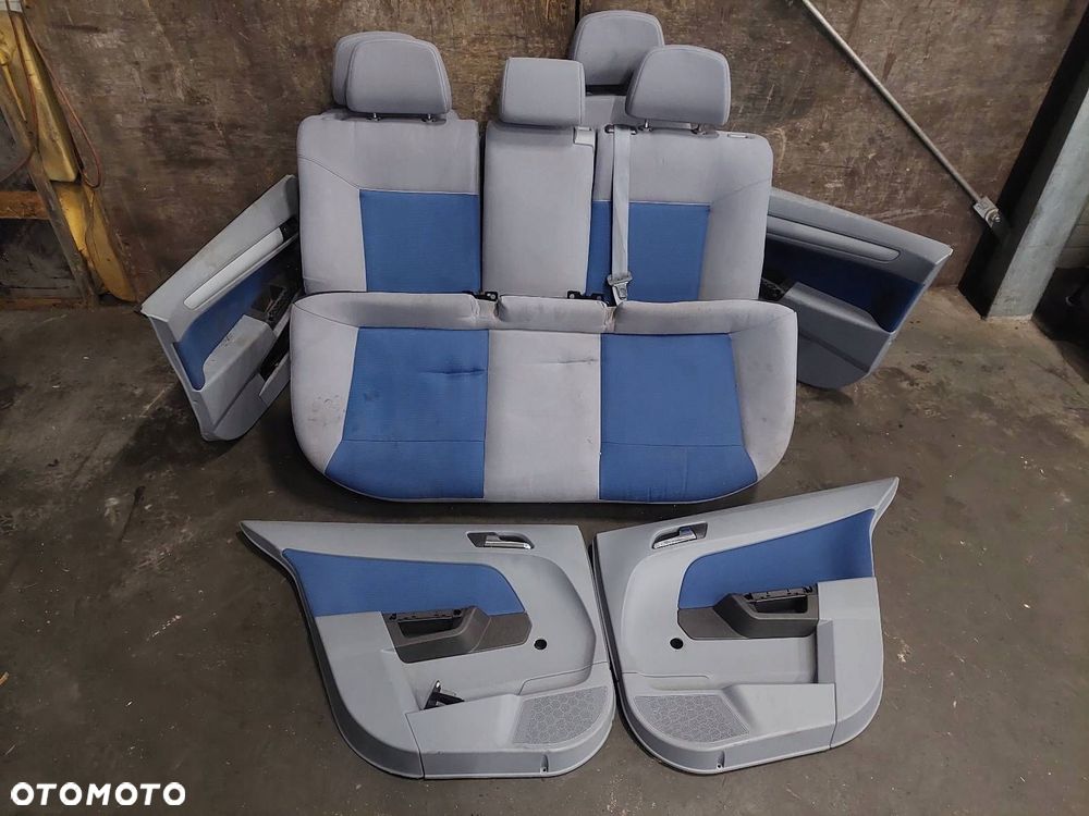 KOMPLET FOTELI LEWY PRAWY PRZÓD + KANAPA TYŁ + BOCZKI OPEL ASTRA H - 1