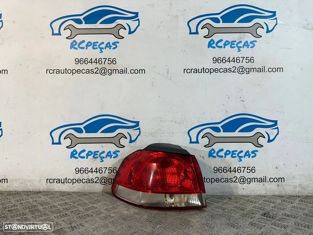 .Conjunto Farolins Tras Traseiro Direito Esquerdo Original Volkswagen VW Golf 6 Mk6 5K0945112 5K0945111 2008 a 2013 - 7