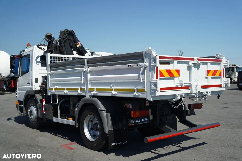 Mercedes-Benz ATEGO 15.24 / 4X2 / BASCULĂ + HDS HIAB 088 BS-2 / ROTATOR / MANUAL - 10