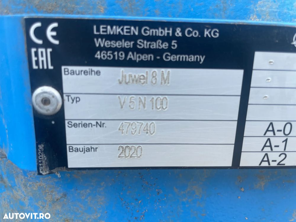 Lemken JUWEL 8 M V5 N100 - 14