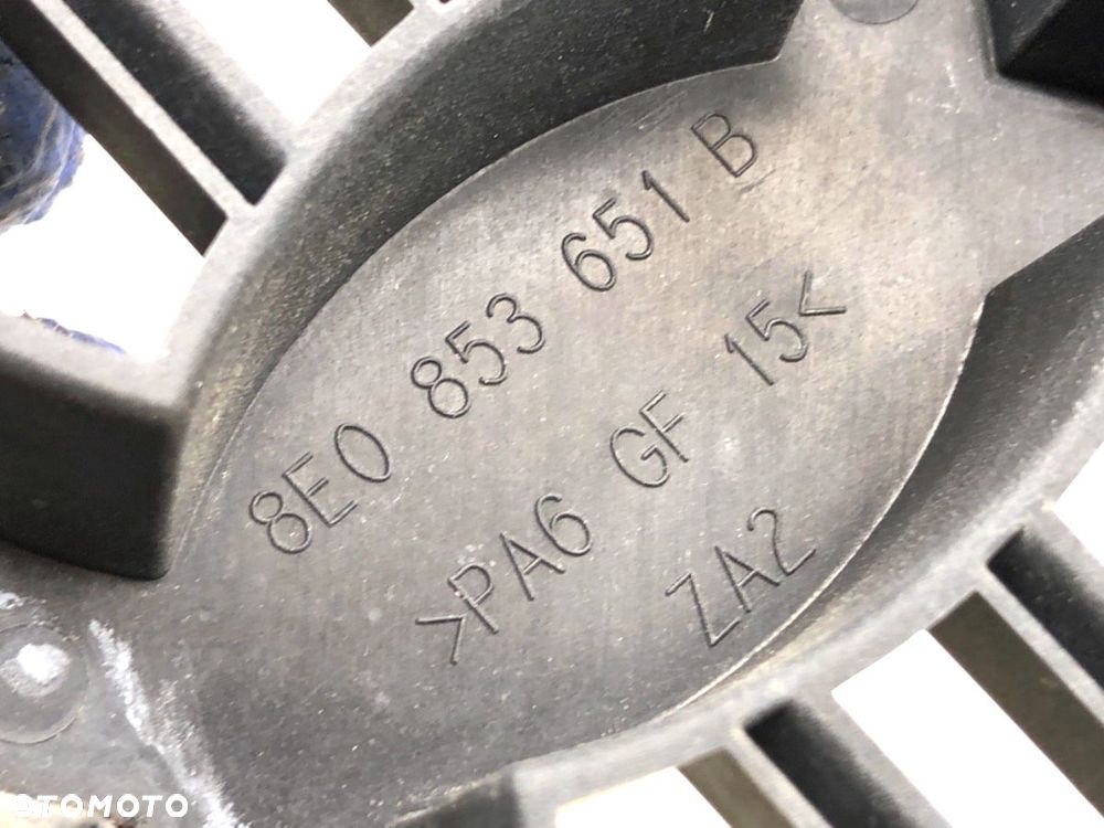 ATRAPA GRILL  AUDI A4 B6 (8E2) 2000 - 2005 2.0 96 kW [130 KM] benzyna 2000 - 2004 8E0853651B - 3