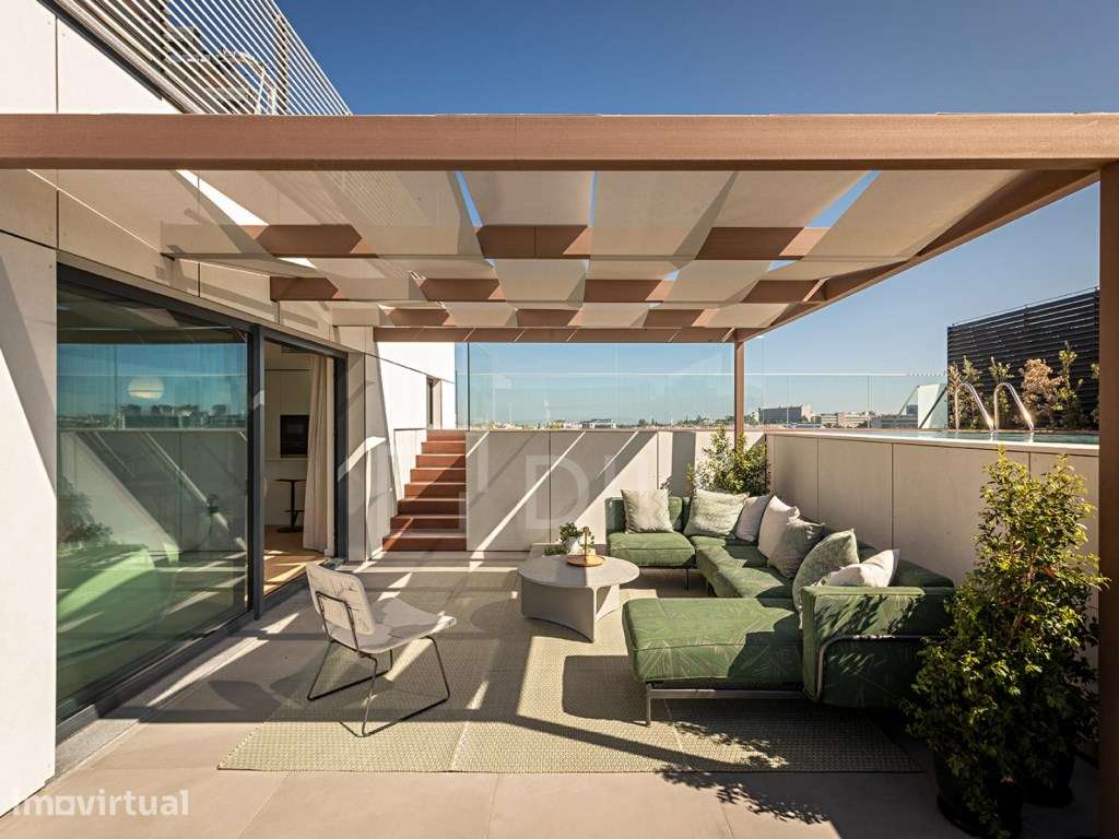 Penthouse T4, com piscina e terraço nas Avenidas Novas, Lisboa - Grande imagem: 2/115