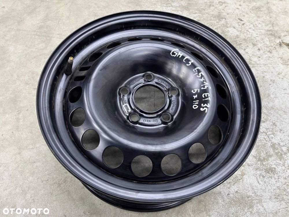 Felga Opel Astra H G Vectra Zafira Meriva B 6,5jx15 5x110 ET35 felga stalowa 15 cali 2150168 - 7