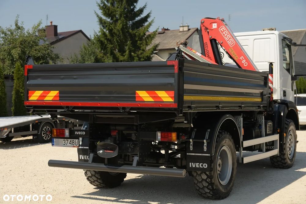 Iveco EUROCARGO 4x4 110E22 *WYWROT 3-STRONNY + HDS FASSI F80 * - 9