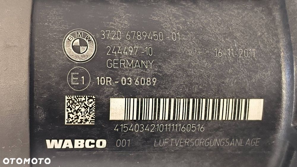 KOMPRESOR ZAWIESZENIA BMW 750I L 7 F01 244497-10 - 2