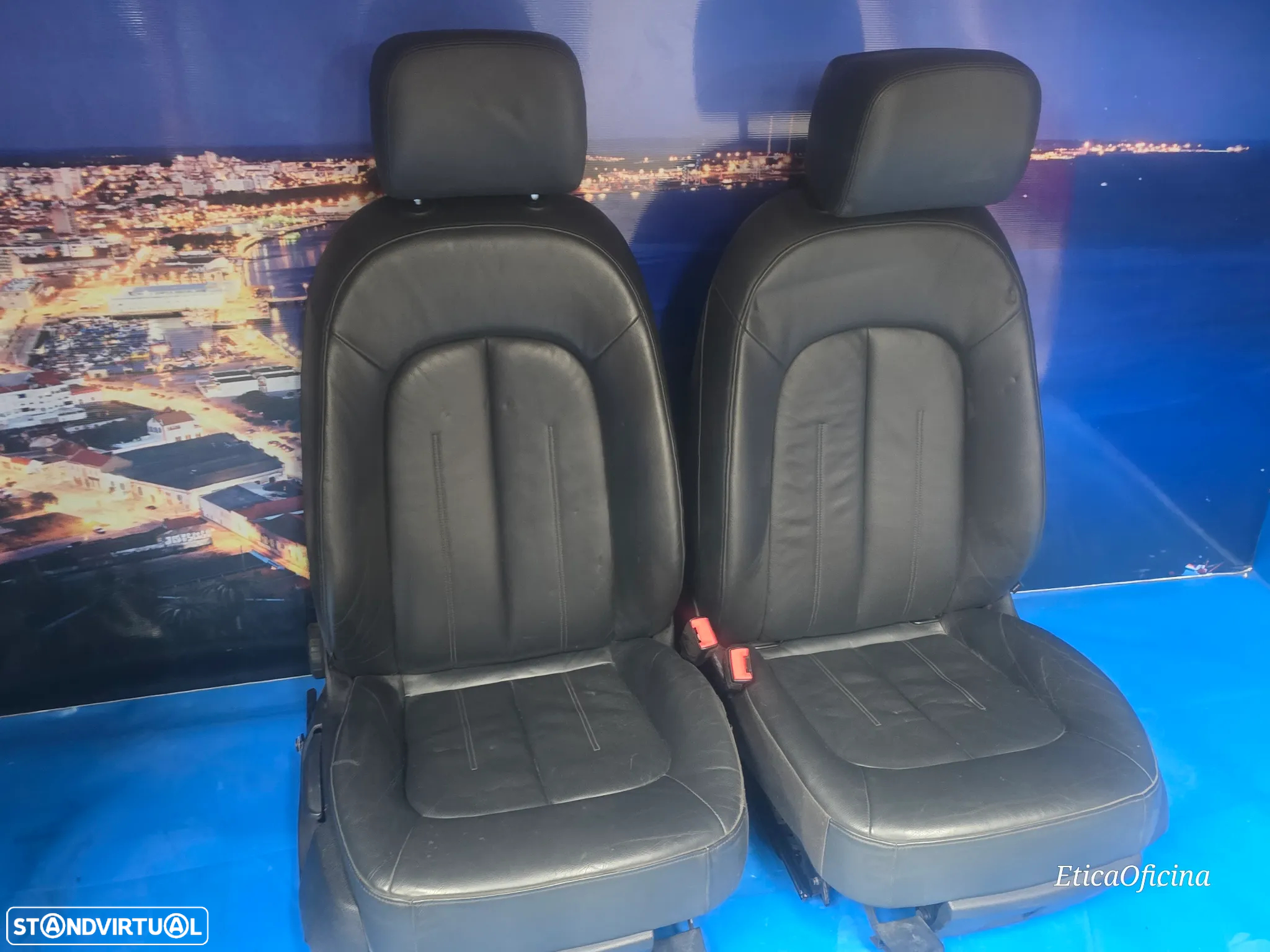 Bancos frente originais em Pel para audi a6 c7 4g 2011+ - 3