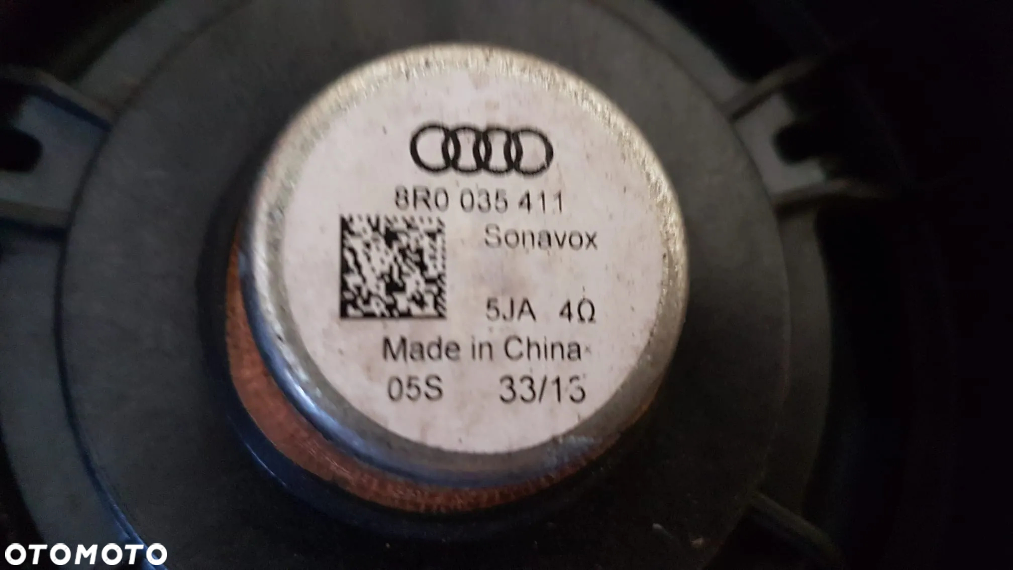 GŁOŚNIK DRZWI PRZÓD TYŁ AUDI A4 A5 Q5 8R0035415 8R0035411 - 3