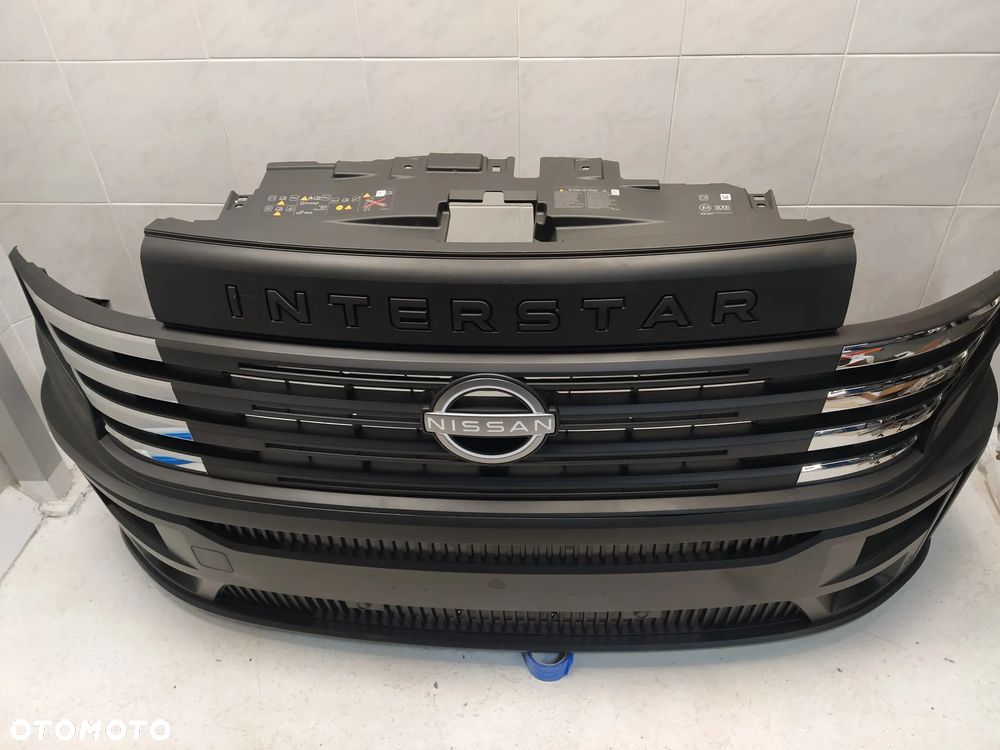 NISSAN INTERSTAR 2025- ZDERZAK PRZÓD PRZEDNI GRILL ATRAPA CHŁODNICY 6xPDC HALOGENY KOMPLET NOWY ORYGINAŁ - 5